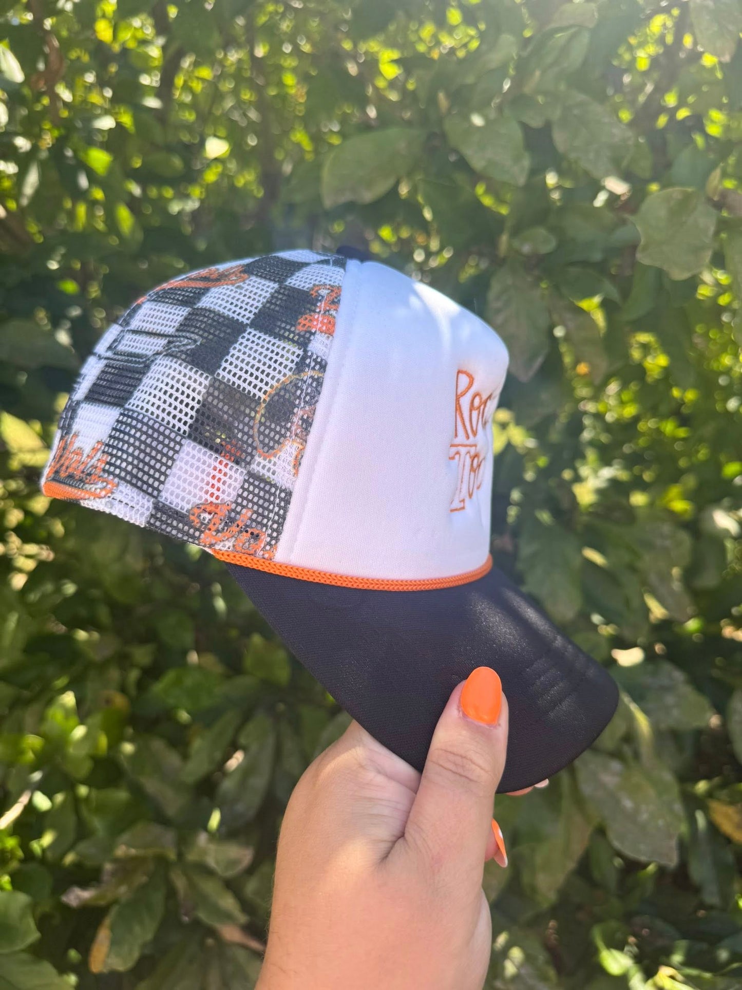 Tennessee Checkered Foam Hat