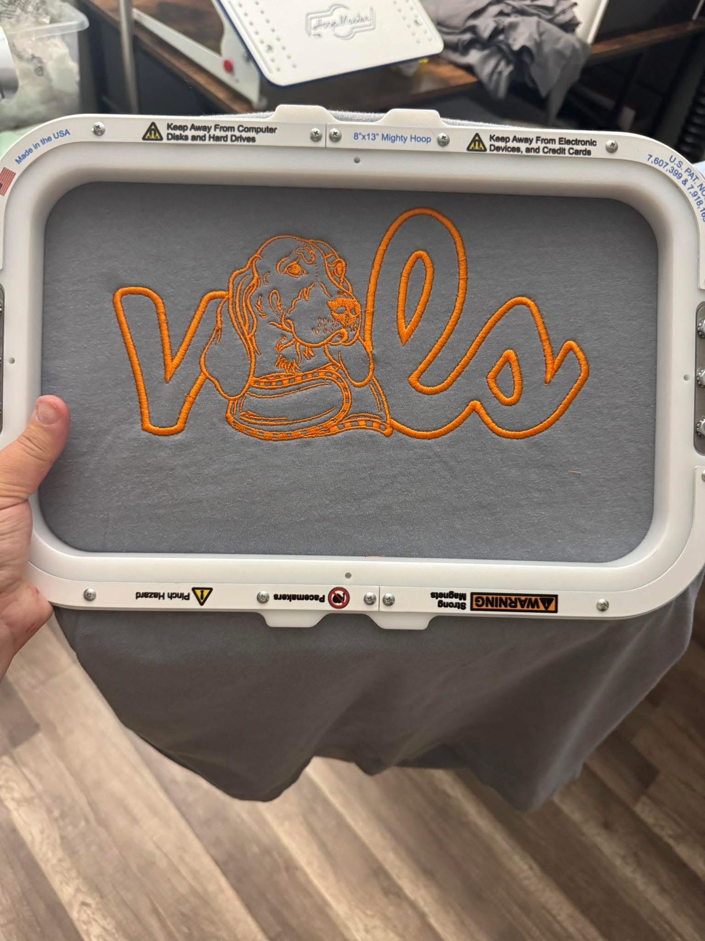 Retro Vols Embroidered Short Sleeve Shirt
