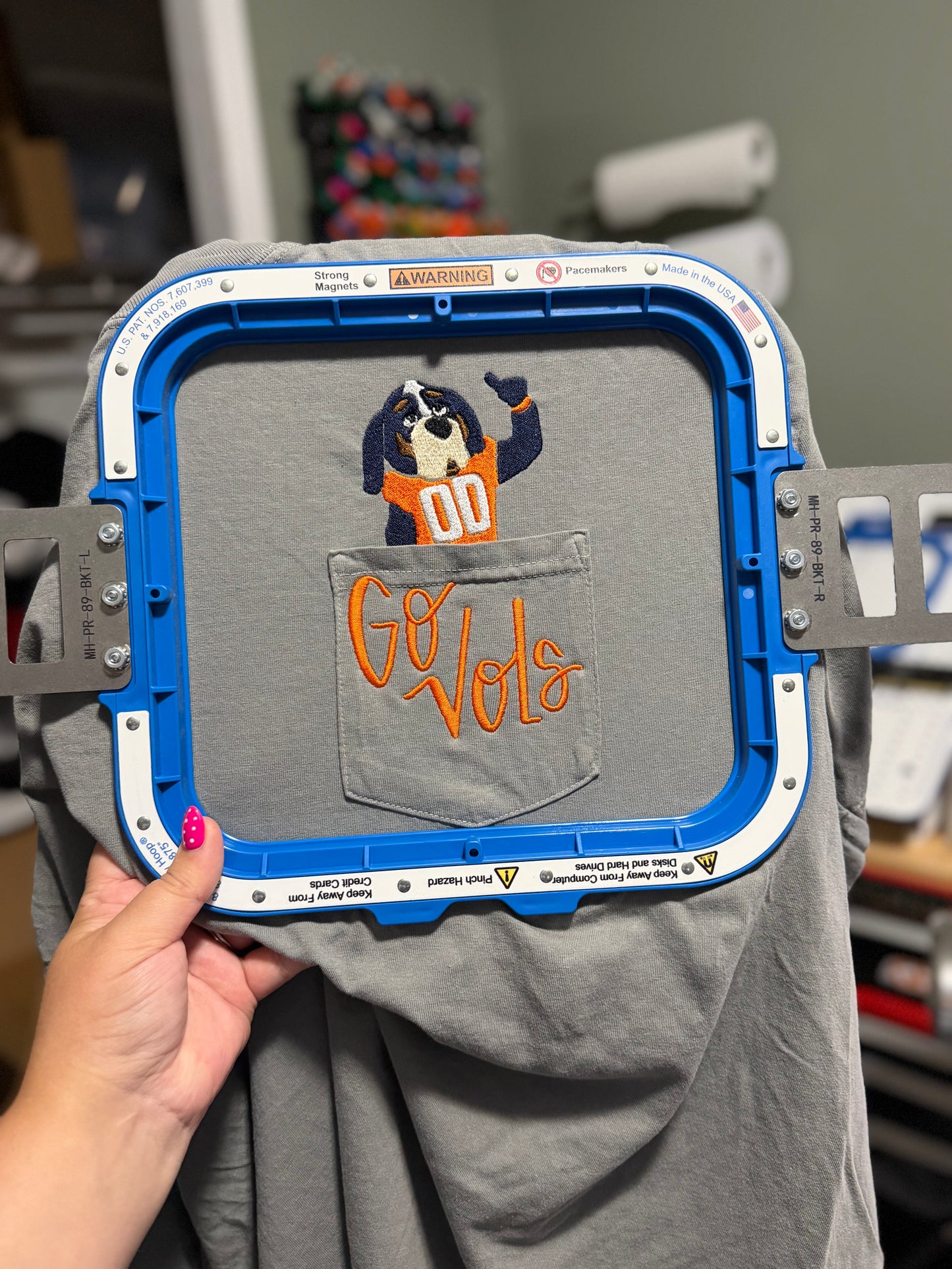 Smokey Go Vols Pocket Shirt