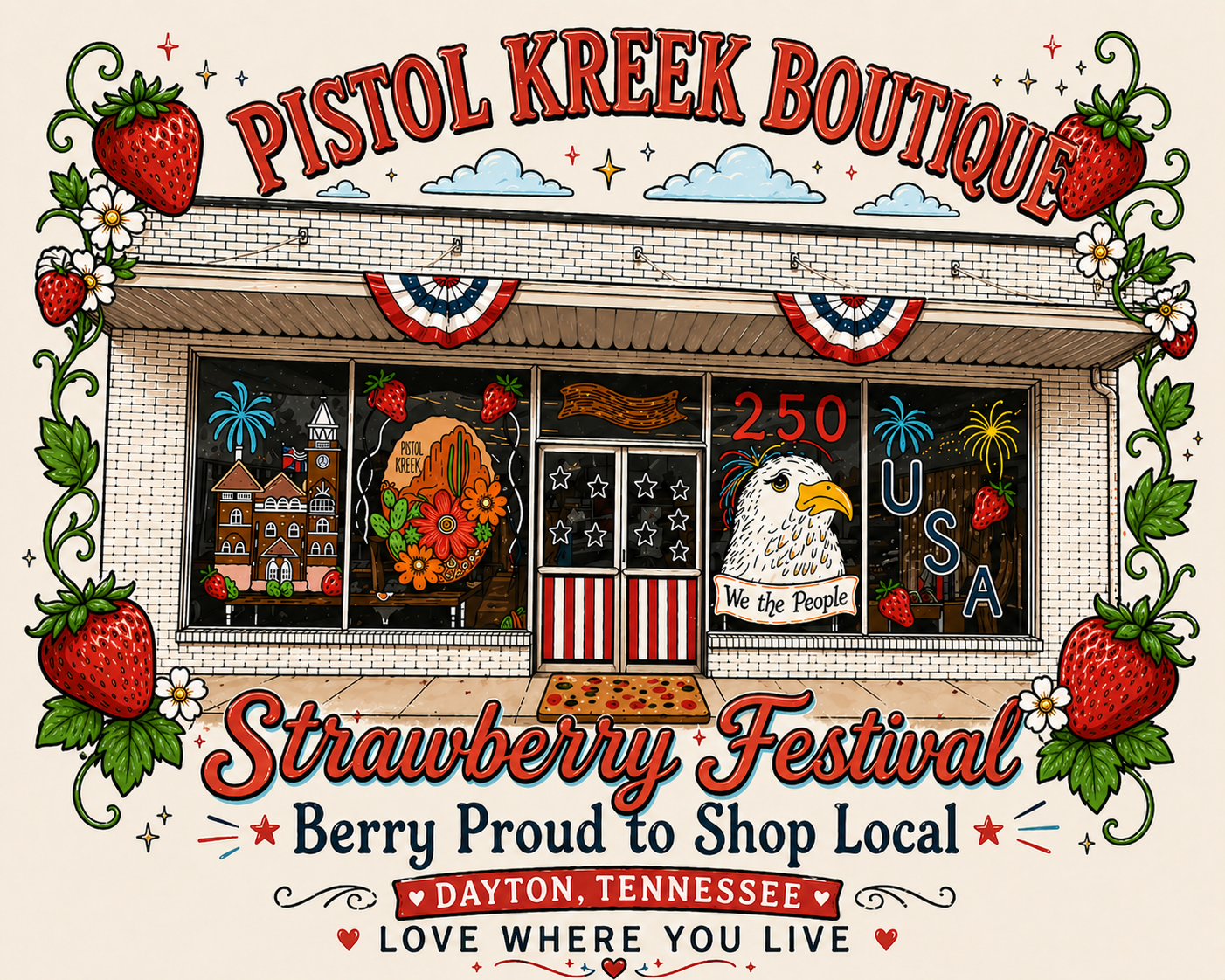 Pistol Kreek Boutique Strawberry Festival PREORDER