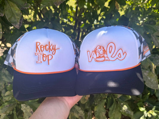 Tennessee Checkered Foam Hat