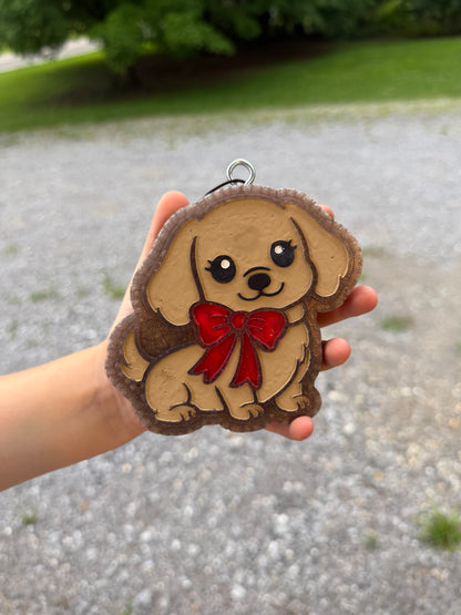 Wiener Dog With Bow
