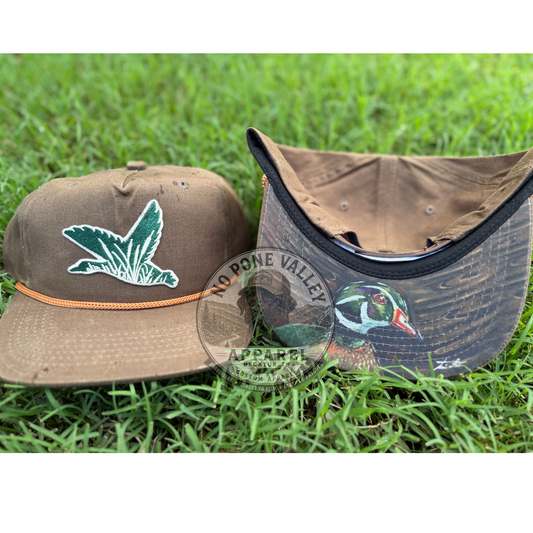 Wood Duck Wax Rope Hat