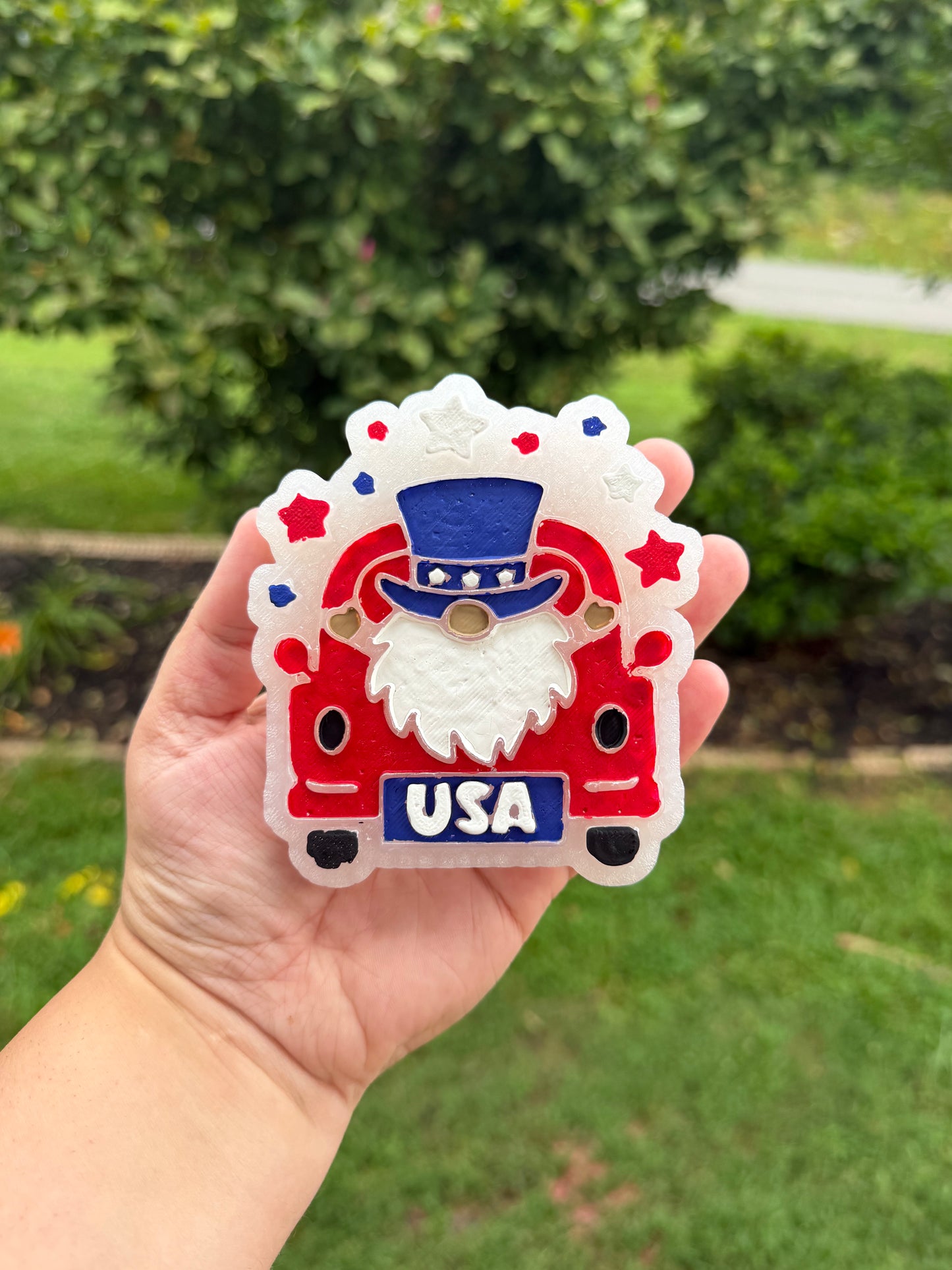 Patriotic Gnome Truck